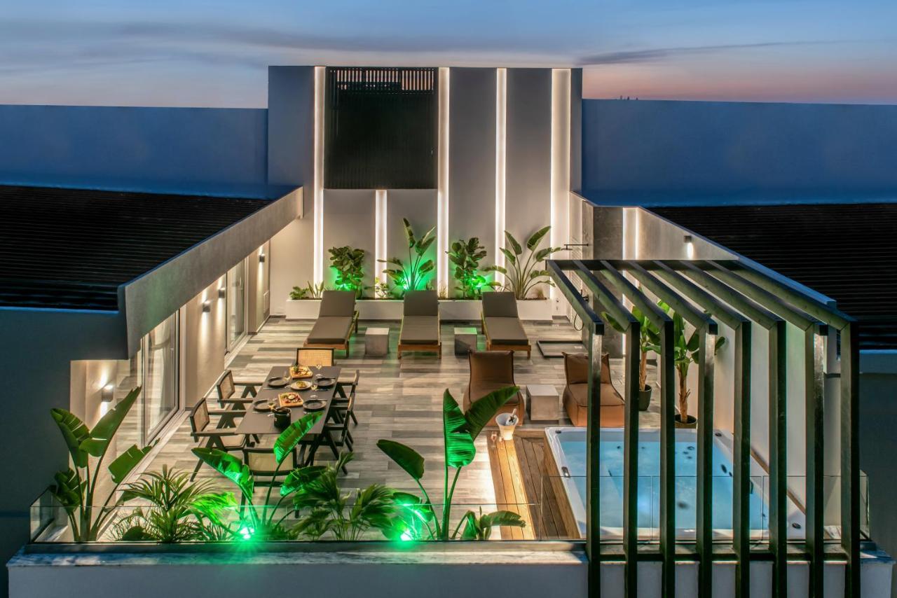 Maison Aqua Suite With Private Mini Pool Jacuzzi Limenas Chersonisou Exterior foto