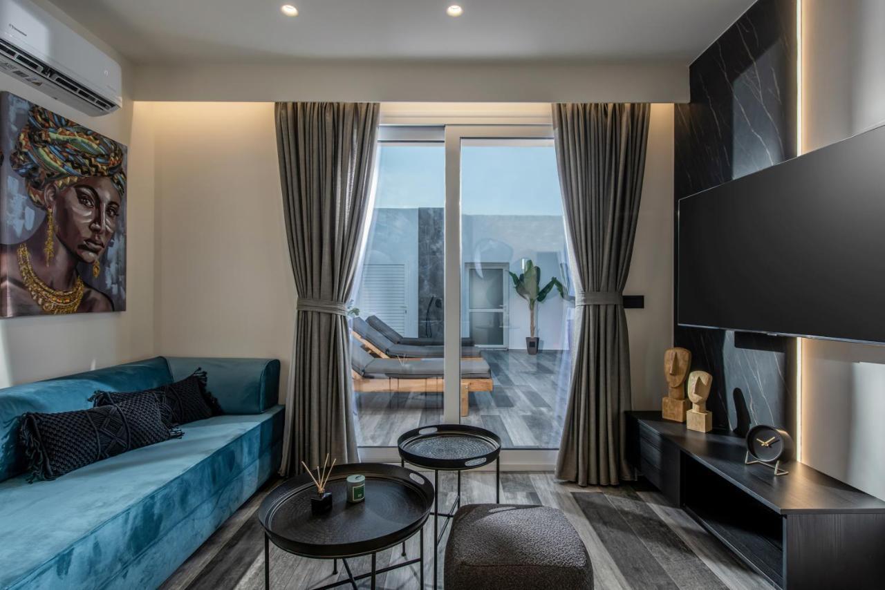 Maison Aqua Suite With Private Mini Pool Jacuzzi Limenas Chersonisou Exterior foto