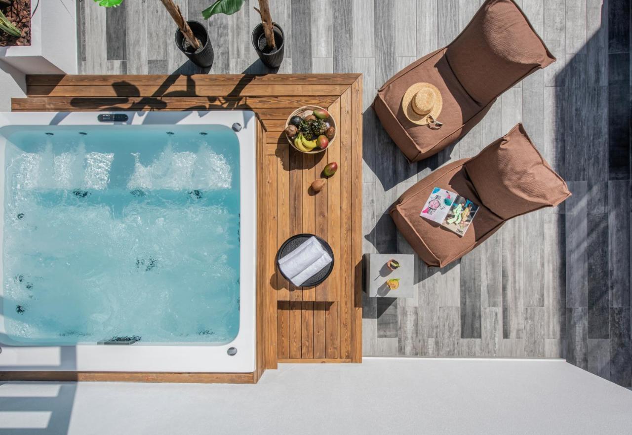 Maison Aqua Suite With Private Mini Pool Jacuzzi Limenas Chersonisou Exterior foto