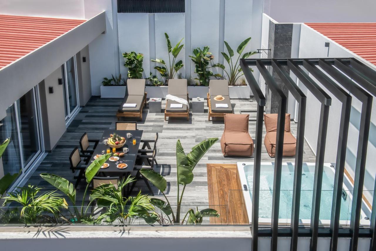 Maison Aqua Suite With Private Mini Pool Jacuzzi Limenas Chersonisou Exterior foto