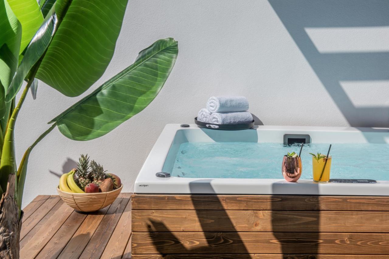 Maison Aqua Suite With Private Mini Pool Jacuzzi Limenas Chersonisou Exterior foto
