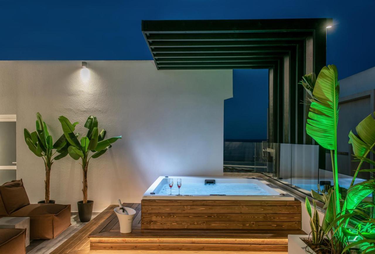 Maison Aqua Suite With Private Mini Pool Jacuzzi Limenas Chersonisou Exterior foto