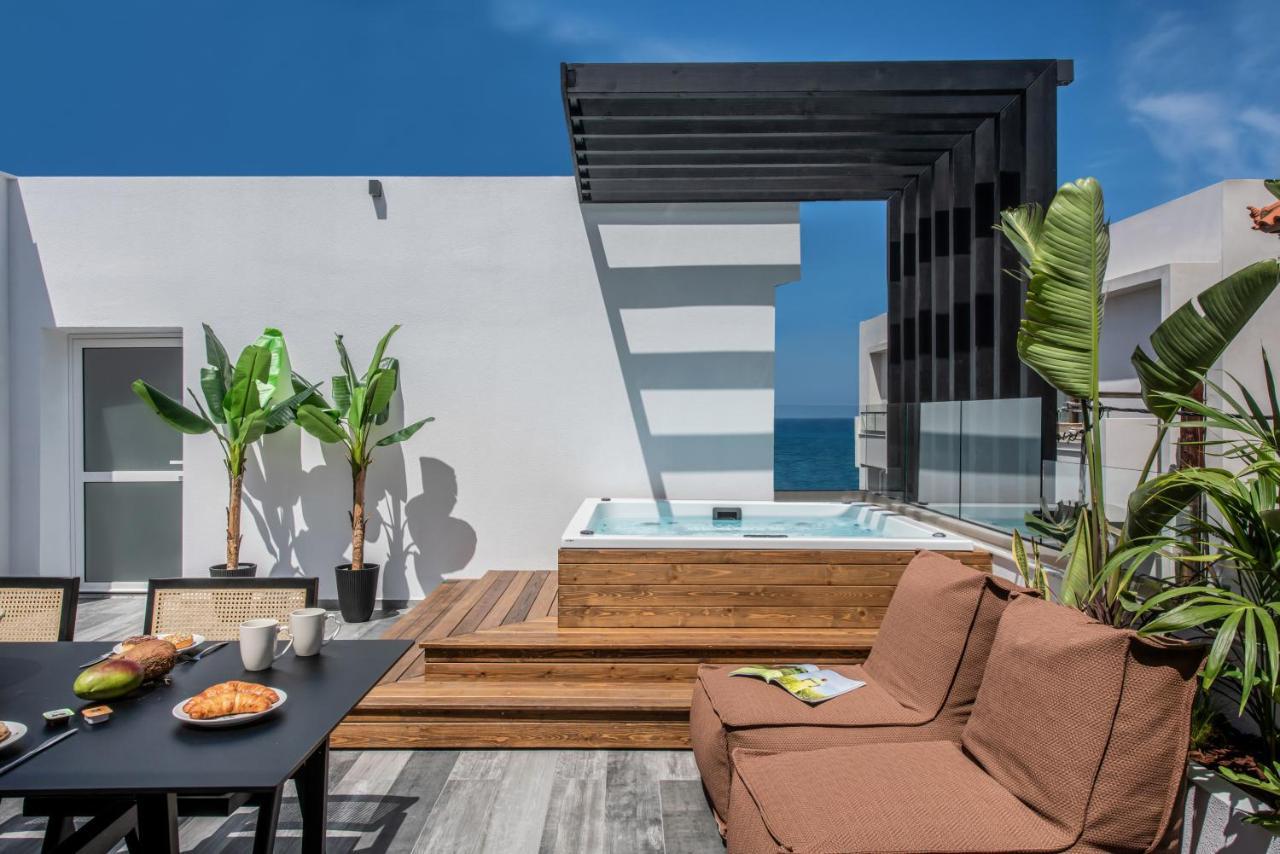 Maison Aqua Suite With Private Mini Pool Jacuzzi Limenas Chersonisou Exterior foto