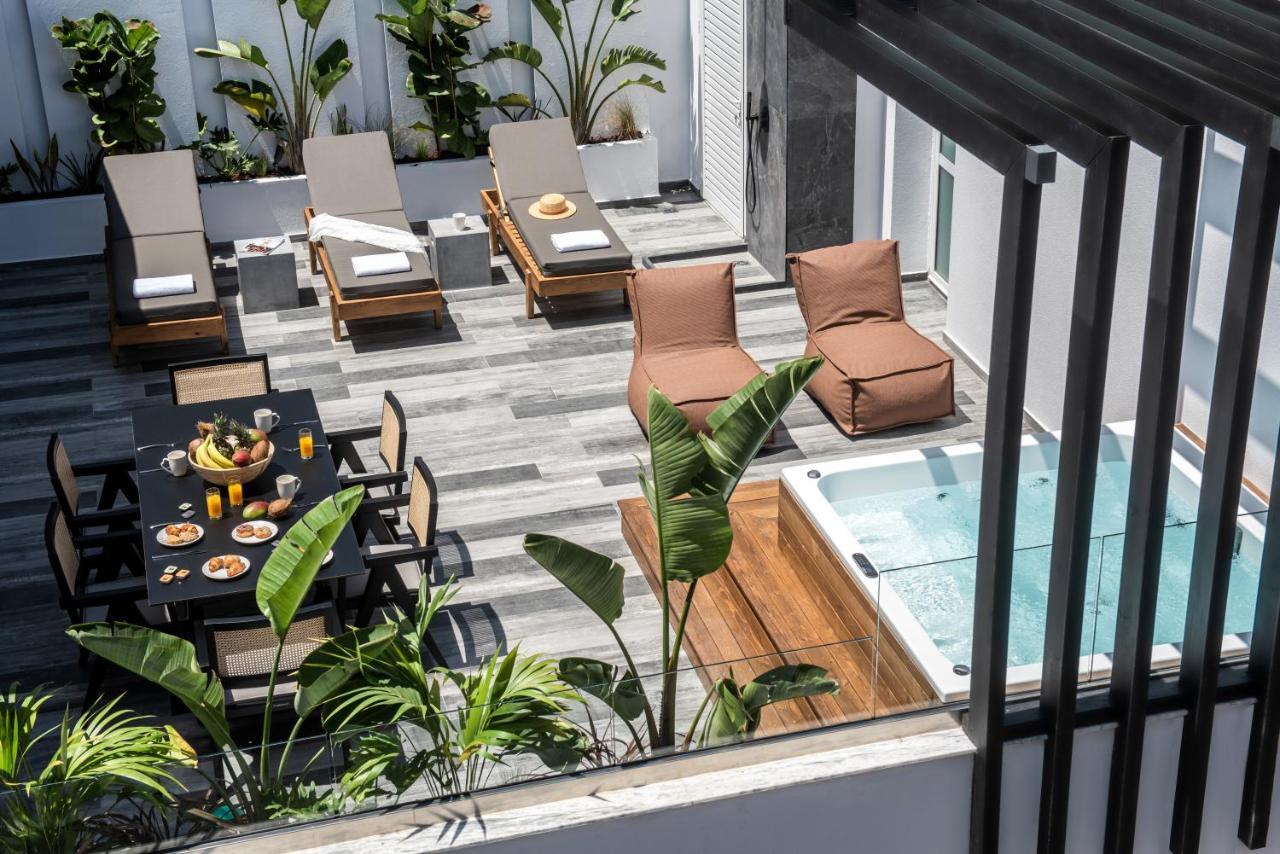 Maison Aqua Suite With Private Mini Pool Jacuzzi Limenas Chersonisou Exterior foto
